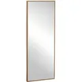 HOMCOM Wandspiegel Garderobenspiegel 125 x 45cm für Schlafzimmer Natur