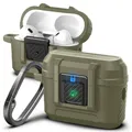 Spigen Lock Fit Hülle Case Kompatibel mit AirPods Pro 2. Generation (2023/2022) - Vintage Khaki