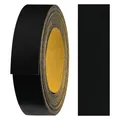 haggiy Melaminkanten-Band selbstklebend 18mm x 5m I Sicherer Halt ohne Bügeln durch Acrylkleber I Kantenumleimer, Furnier für Regalbretter/Holzplatten (Schwarz-glatt)