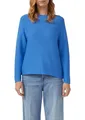 s.Oliver Strickpullover mit U-Boot-Ausschnitt und Rollsaum
