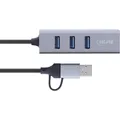 33380S InLine 4in1 Gigabit Hub USB-C & USB-A 1x RJ45 3x USB 3.2 Gen.1 ~D~