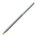 FABER-CASTELL GRIP 2001 Bleistift B silber, 1 St.