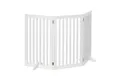 relaxdays Hundegitter Weißes Absperrgitter, 3 Panel