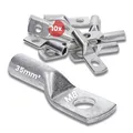 10 Stück Kalitec DR35-8 Press-Kabelschuh 35mm² M8 I Verbinder nach DIN 46235 I Made in Germany