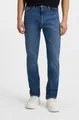 HUGO Blue Slim-fit-Jeans Ash mit Stone-washed-Finish