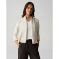 OPUS 3/4-Arm-Shirt SANDRINE BREEZE Regular in Feinstrick Optik beige 36