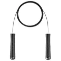 Nike Fundamental Weighted Rope Springseil Gewichtetes Fitness Seilspringen Training Cardio Workout, Black/White, 2,80 m
