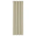 Deconovo Verdunklungsvorhänge mit Ösen Thermovorhang Blickdichte Gardinen Thermovorhang Kälteschutz Thermo gegen Kälte Thermogardine Hitzeschutz, 160x132 cm(HöhexBreite), Beige, 1 Stück