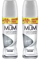 MUM Unperfumed Deo Roll On 48h Deoroller ohne Parfum 0% Alkohol Sensitiv 2x 75ml