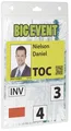 Durable 8526 19 Namensschild A6 - Kunststoff, transparent, 105 x 148 mm, 20 Stüc