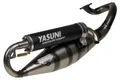 Auspuff Yasuni R Aluminium Schwarz, Minarelli liegend (E)
