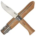 Opinel No 12 Taschenmesser Edelstahl Buchenholzgriff Virobloc 12C27 Sandvik