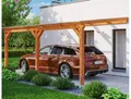 Anlehncarport SKANHOLZ Vogtland , braun (hellbraun), B/H/T: 213cm x, Carports