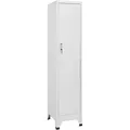 vidaXL Schliessfachschrank, Grau, Metall, Rechteckig, 38x180x45 cm, Garderobe, Garderobenschränke, Garderobenschränke