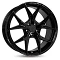 1x KESKIN WHEELS KT19 ANGEL black painted 8.0Jx18 5x108 ET45