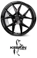 4x Keskin KT19 8x18 5/108,0 ET45 Black Painted