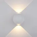 CARSOLI WEIß WANDLEUCHTE LED FASSADENWANDLEUCHTE 4W DE-308W