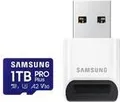 Samsung PRO Plus MB-MD1T0SB - Flash-Speicherkarte - 1TB - A2 / Video Class V30 / UHS-I U3 - microSDXC UHS-I - Blau (MB-MD1T0SB/WW)