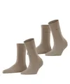 Esprit Socken Uni 2-Pack Socken aus elastischem Material (2-Paar) aus elastischem Material