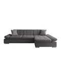 Mirjan24 Ecksofa Montana Sale mit Regulierbare Armlehnen, Eckcouch, L-Form Sofa, Wohnlandschaft, Couch, Farbauswahl (Lux 06 + Lux 06 + Lux 05, Seite: Rechts)