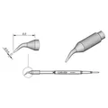 JBC Lötspitze Serie C245, Rundform, C245029/Ø 0,4 mm, gebogen C245029