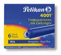 4012700301185 Naboje do piór krótkie czarno-niebieskie 6szt PELIKAN HAMELIN