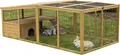 Kerbl Pet Pet Freigehege mit Ausbruchsperre, 220x115x75 cm,