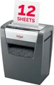 Rexel Momentum X312 Aktenvernichter P3, Partikelschnitt 5 x 42 mm, 23 l, 12 Blatt Schnittleistung, Anti-Papierstau-Technologie, schwarz 167089