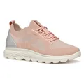 Geox Damen D Spherica Sneaker, Nude Silver, 37 EU