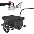 Juskys Transportanhänger Fahrradanhänger 90 Liter