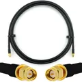 RANGEFUL SMA Stecker auf SMA Stecker 2m — HF-240 (LMR 240 Äquivalent) Verlängerung Antennenkabel — für WiFi RF Antenne GSM LTE 4G 5G 6G Router Signalverstärker Lora Ham CB Funk