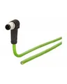 METZ CONNECT Anschlussleitung M12-Stecker gew./offen 4polig D-kodiert 5.0 m (142M1D90050)