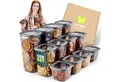 uandu home Vorratsdose Vorratsdosen mit Deckel Luftdicht, Vorratsbehälter Set, BPA Frei, (Vorratsbehälter Set, Aufbewahrungsbox Küche, Luftdichte Aufbewahrungsbox im Set inkl. 80 Etiketten, BPA Frei Kunststoff, Vorratsbehälter Set, Vorratsdosen für alle trockenen Lebensmittel), Tupperdosen Set, Meal Prep Boxen, Aufbewahrungsbox Küche
