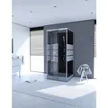 Marwell Komplettdusche, BxHxT: 90 x 220 x 90 cm - silberfarben