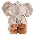 Plüsch Elefant „Sugar“ – Schaffer 4234 - Kuscheltier Elefant - weich & flauschig - Stofftier für Babys & Kinder ab 0 Jahren – waschbar - Größe XL - 41 cm - grau