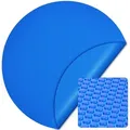 Pool Solarfolie Ø 5 M, Blau, Poolheizung Aus 400 Μ Starkem Pe Film, Poolabdeckung Poolplane Solarplane Rund - Wiltec
