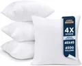 4er Set Kissenfüllung 45 x 45 cm Innenkissen Füllkissen Kopfkissen Sofakissen...