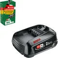 Bosch Ersatz-Akku PBA 18V 2.5Ah W-C (18V; Hohe Kapazität Für Längere Laufzeit)
