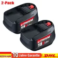 2 Ersatz -18V 3.8Ah Lithium Akku für BOSCH 1600A005B0 PBA,PST 18 LI,PSB 18 LI-2H