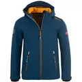 Trollkids Jungen Trollfjord Softshelljacke - 116 - mystic blue/golden yellow