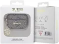Guess AirPods Pro 2 Hülle Case Cover 4G Charm Script Metal Collection brown