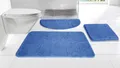 Otto Home Badematte "Inga, Badezimmer Teppich, Badvorleger" Gr. 4, blau, rechteckig (70cm x 110cm ), 1 Stk.