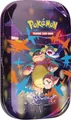 Pokémon-Sammelkartenspiel: Mini-Tin-Box Mega-Helden – Mega-Kangama (1 Sticker, 1 Bildkarte & 2 Boosterpacks)