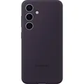 Samsung Galaxy S24 Backcover aus Silikon Dunkellila