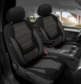 BREMER SITZBEZÜGE Autositzbezug für Opel Zafira-Life D Bj ab 2019 (2K24), Set, 2-tlg., Schonbezüge Sitzbezüge Fahrer und Beifahrer, in Schwarz