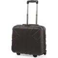 SUITLINE – Pilotentrolley Laptop-Koffer 2 Rollen Aktentrolley, Bordcase Flugzeug Underseater Pilotenkoffer Businesstrolley Hardcase Carry-On Hand... - Silber
