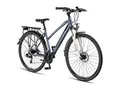 Licorne Bike Premium Touring Trekking Bike in 28 Zoll - Fahrrad für Jungen, Mädchen, Damen und Herren - 21 Gang-Schaltung - Mountainbike - Crossbike Farbe:Gold;Stil:Damen