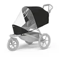 Thule Regenverdeck Urban Glide 3 und 4, Schwarz, Transparent, Kunststoff, 10x25.1x26.1 cm, reißfest, Belüftungsloch, Baby on Tour, Kinderwagen, Kinderwagen-Zubehör, Regenschutz Kinderwagen