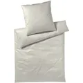 Elegante Mako-Satin Bettwäsche »Solid« Beige 6800-71 Bettwäsche 200x200 cm / 80x80 cm