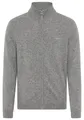 Gant Strickjacke EXTRAFINE LAMBSWOOL ZIP CARDIGAN mit Logostickerei